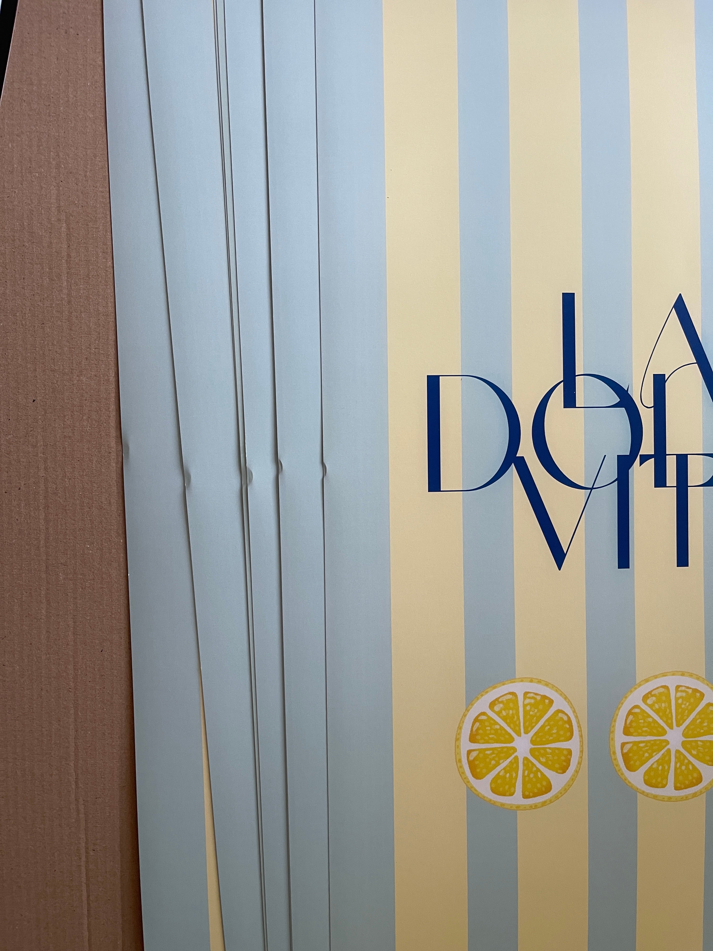 La Dolce Vita Zitronen Poster A2 B-Ware