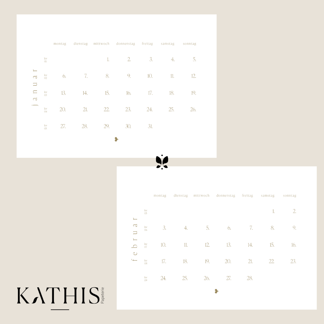 Tischkalender-2025-Postkarten-Kathis-Papeterie-Kathis-shoes