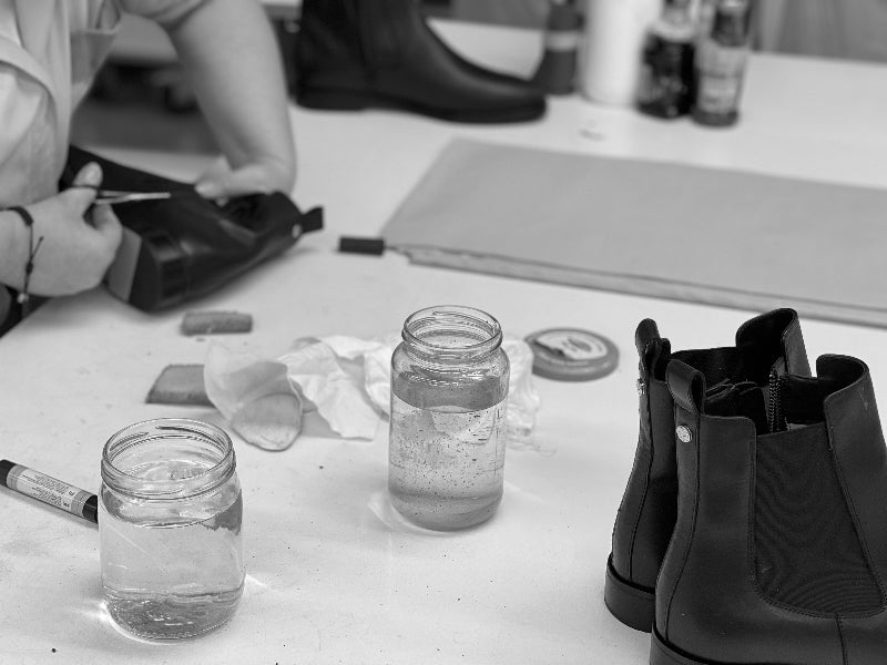 Herstellung und Entwicklung bei Kathis Shoes in Italien