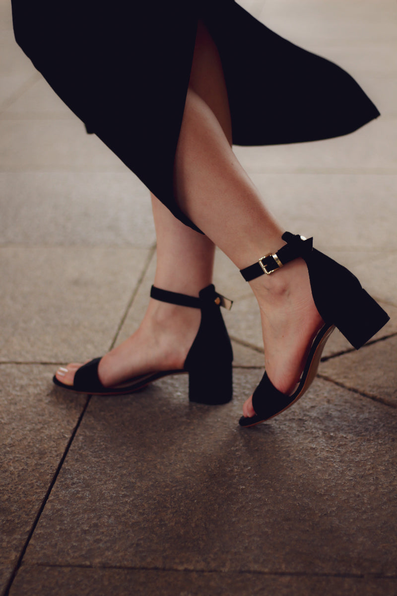 Tragebild der No.03 Sandalette in Schwarz