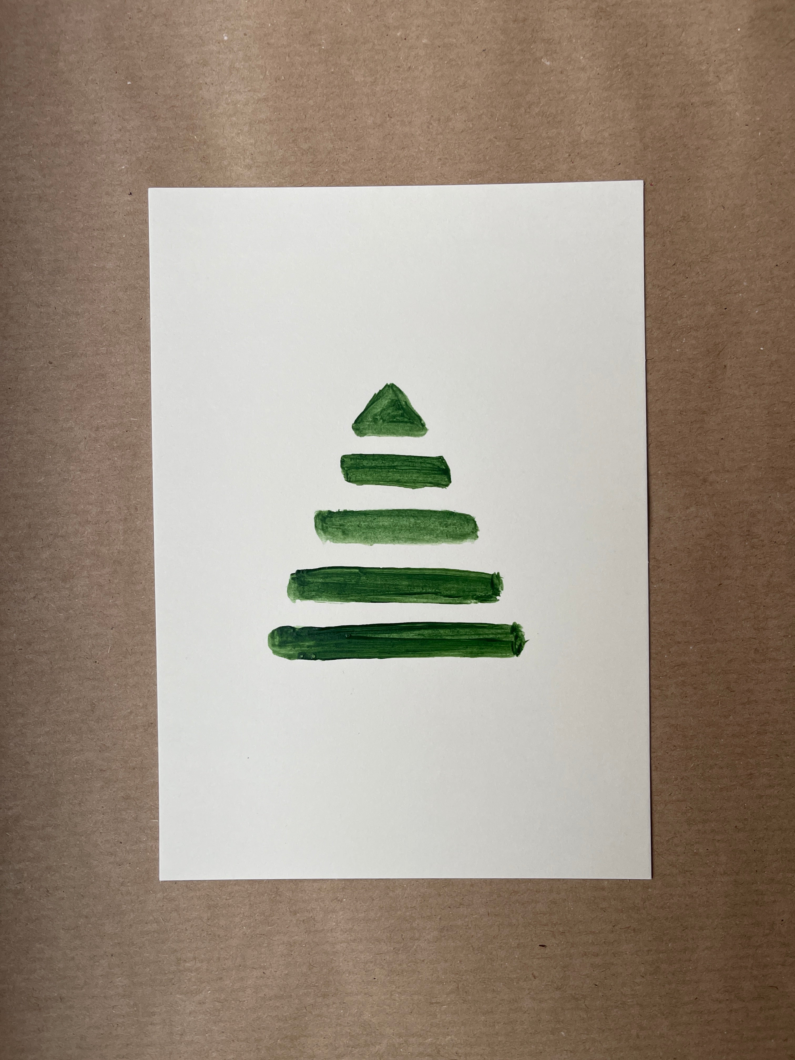 weihnachtskarte-tannenbaum-weihnachtsbaum-kathis-shoes hangemalt merry christmas
