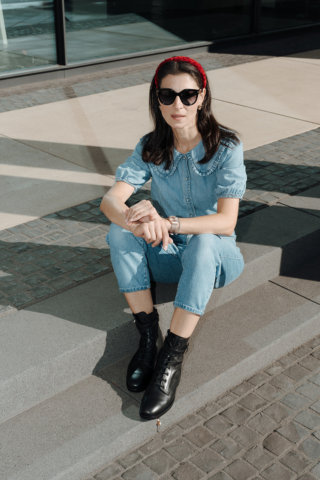  No.01 Chelsea Boots Outfitinspiration große Frauen in Stiefeletten  in Übergröße von Kathis shoes