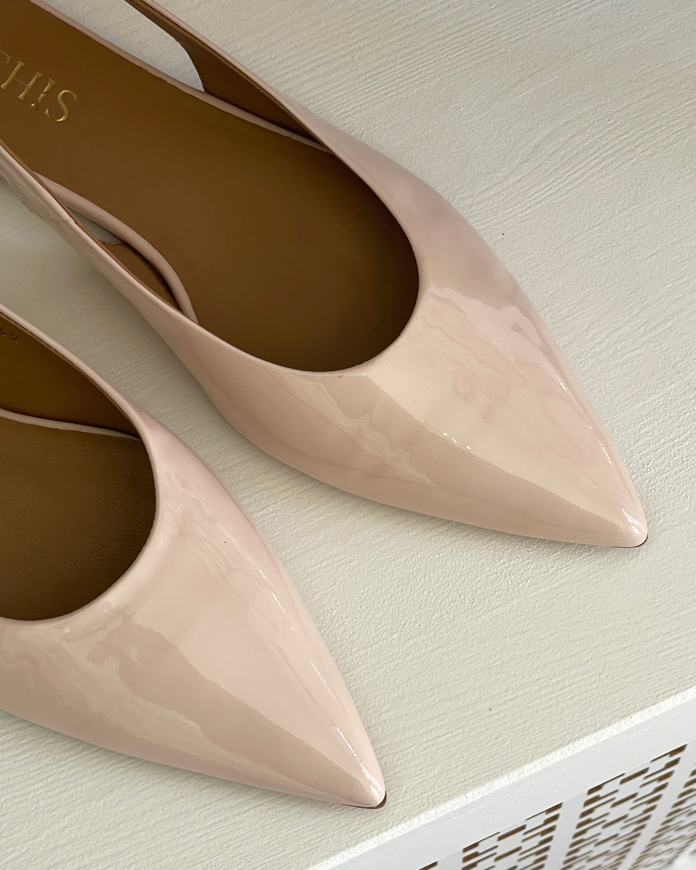 No.06 Slingback Ballerinas nude