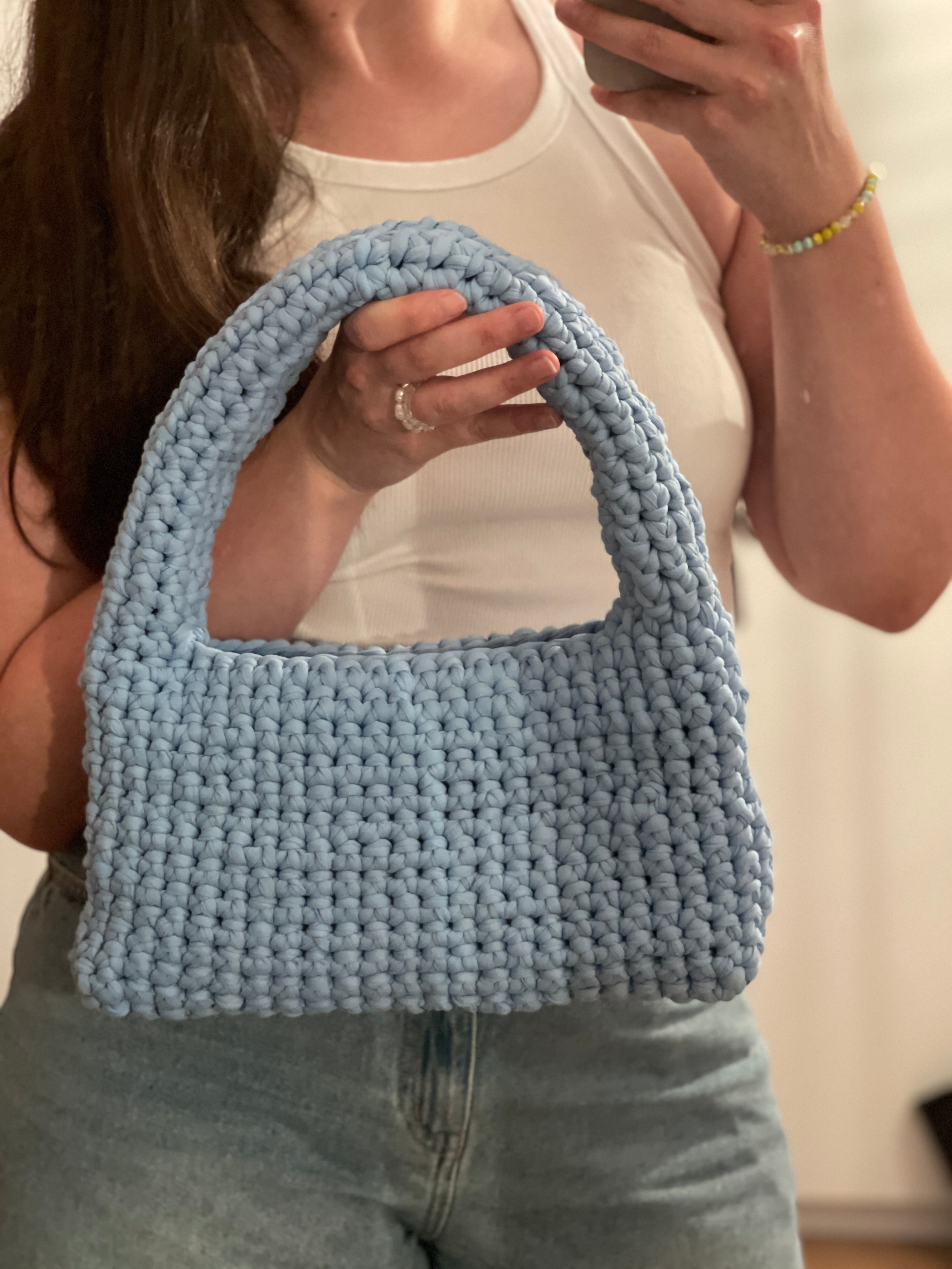 Handtasche Braut Boho gehäkelt