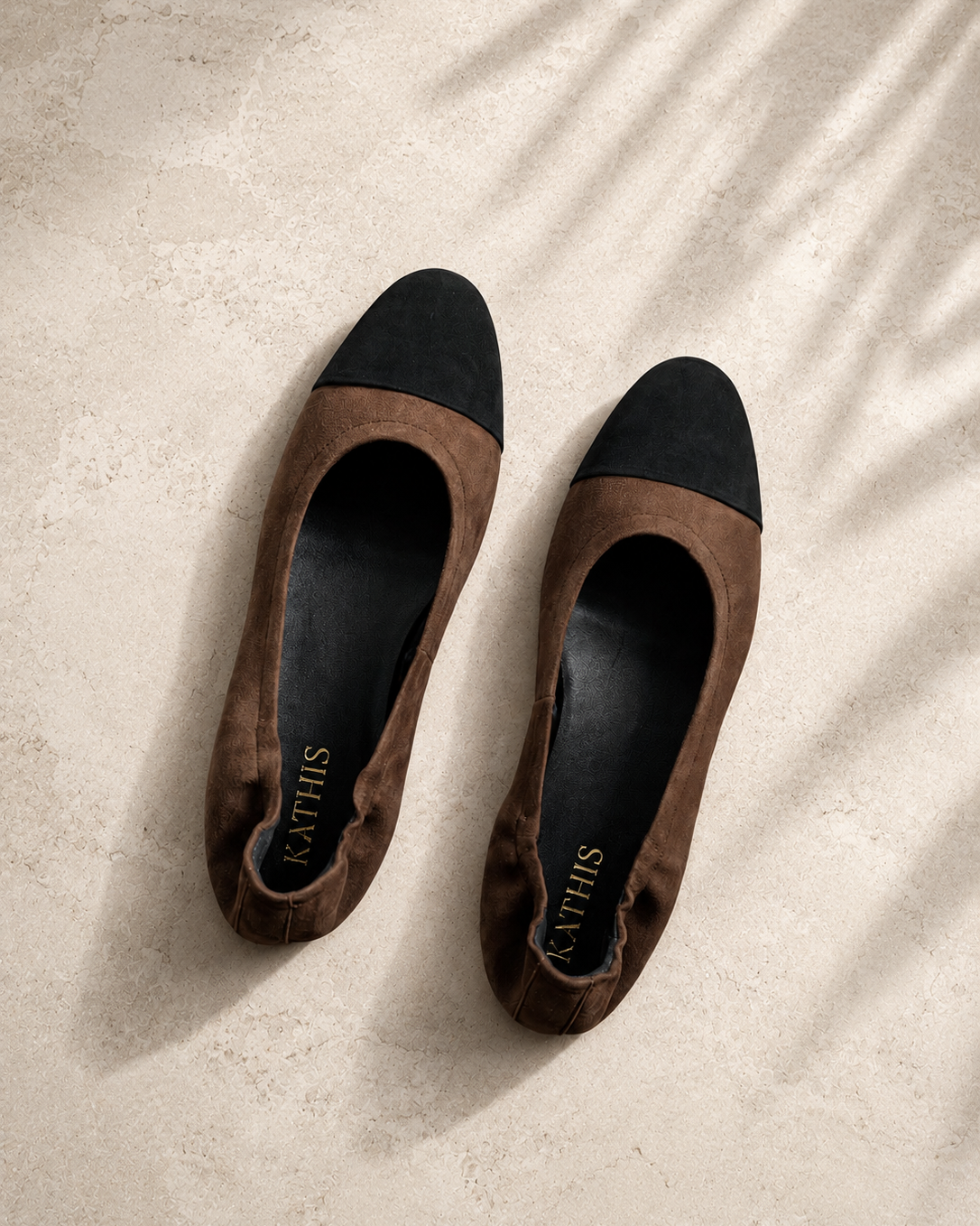 elegante ballerinas groesse 43 braun