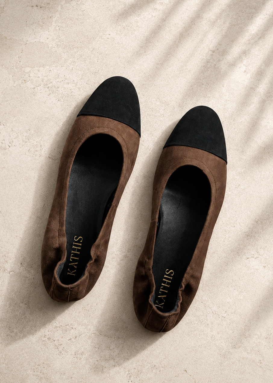 elegante ballerinas groesse 43 braun