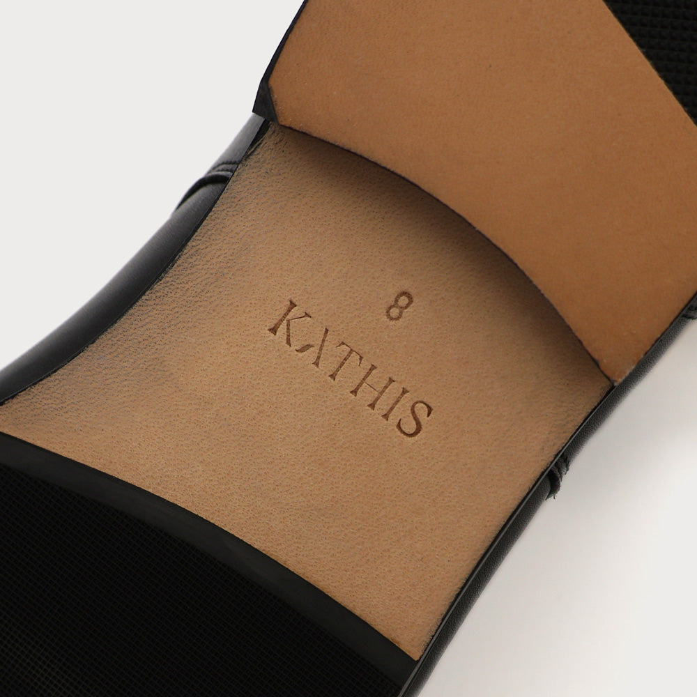 Detail der Ledersohle des No.01 Chelsea Boot 
