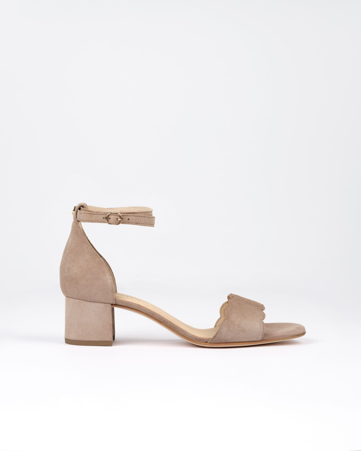 Taupe Sandaletten für Damen in Übergröße von Kathis shoes
